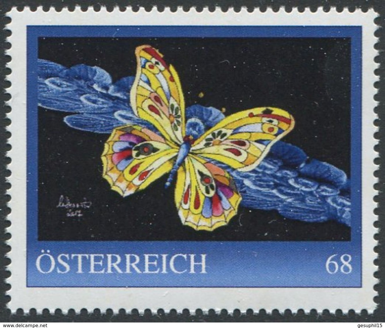 ÖSTERREICH / 8124800 / Schmetterling 10 / Postfrisch / ** / MNH - Personalisierte Briefmarken