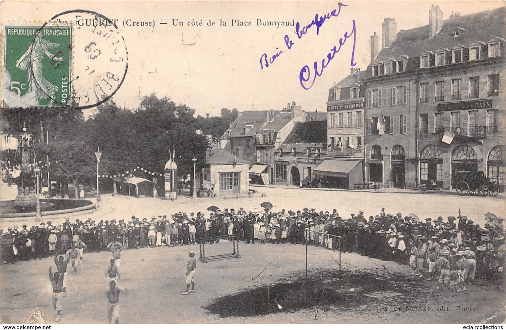 Guéret       23        Place Bonnyaud.  Gymnastique          (voir Scan) - Guéret