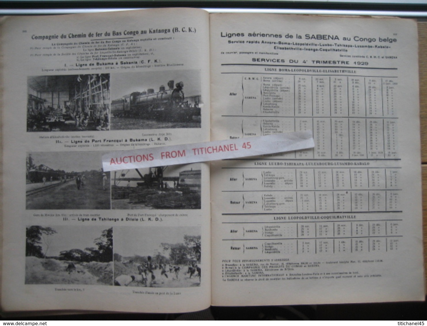 LA CONQUETE DE l'AIR 1929 n°12 - OCHS - CONGO- MINERVA- SABCA - FOKKER "F. 32" - JUNKERS "G. 38"-CAPRONI "97 R"