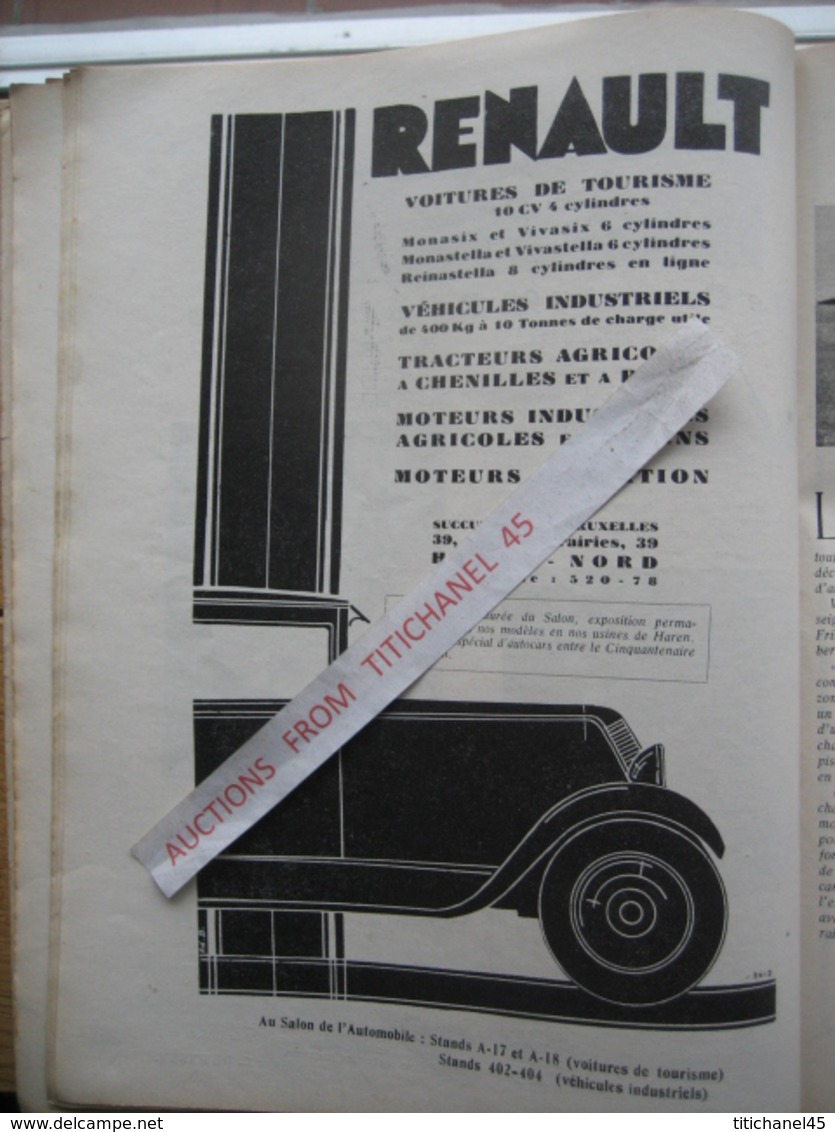LA CONQUETE DE l'AIR 1929 n°12 - OCHS - CONGO- MINERVA- SABCA - FOKKER "F. 32" - JUNKERS "G. 38"-CAPRONI "97 R"