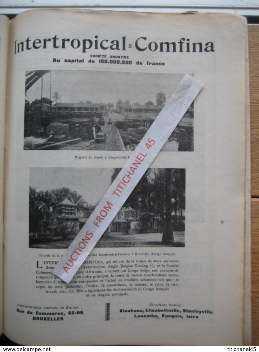 LA CONQUETE DE l'AIR 1929 n°12 - OCHS - CONGO- MINERVA- SABCA - FOKKER "F. 32" - JUNKERS "G. 38"-CAPRONI "97 R"