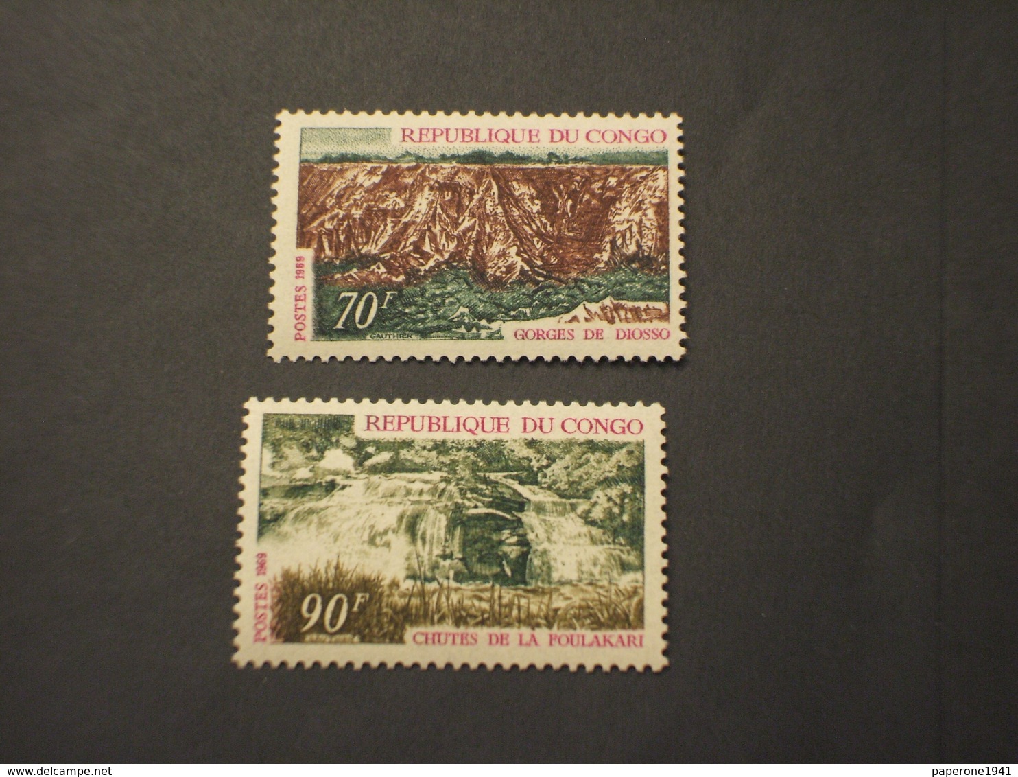 CONGO BR. - 1970 VEDUTE 2 VALORI - NUOVO(++) - Neufs