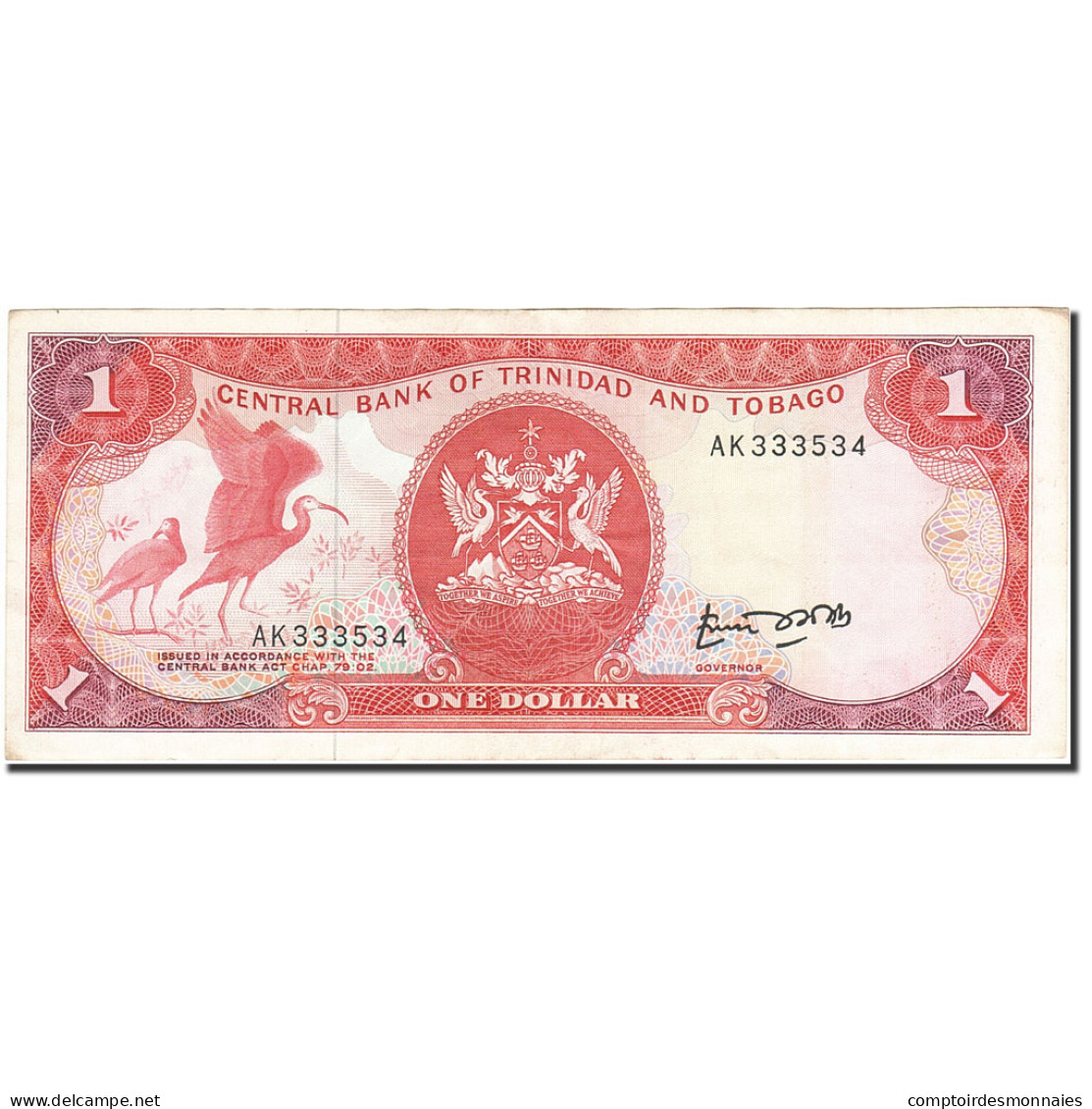 Billet, Trinidad And Tobago, 1 Dollar, 1985, Undated (1985), KM:36a, TTB - Trinité & Tobago