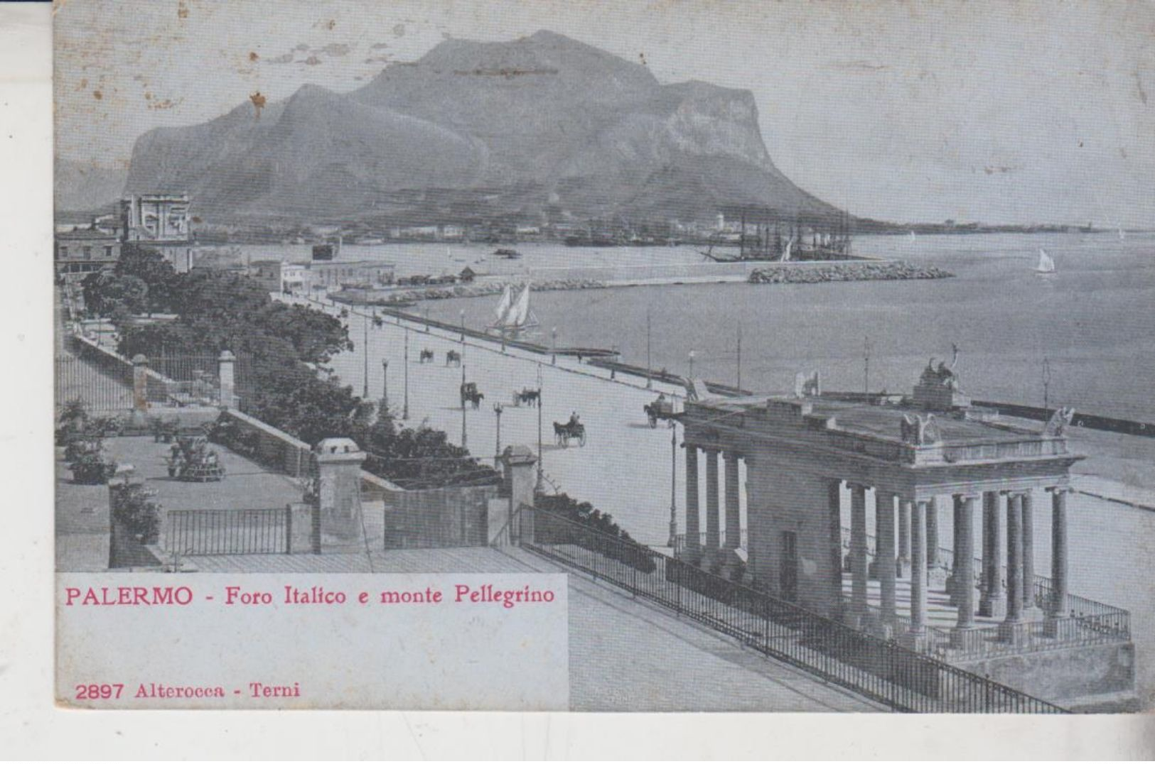 PALERMO Foro Italico E Monte Pellegrino No Vg - Palermo