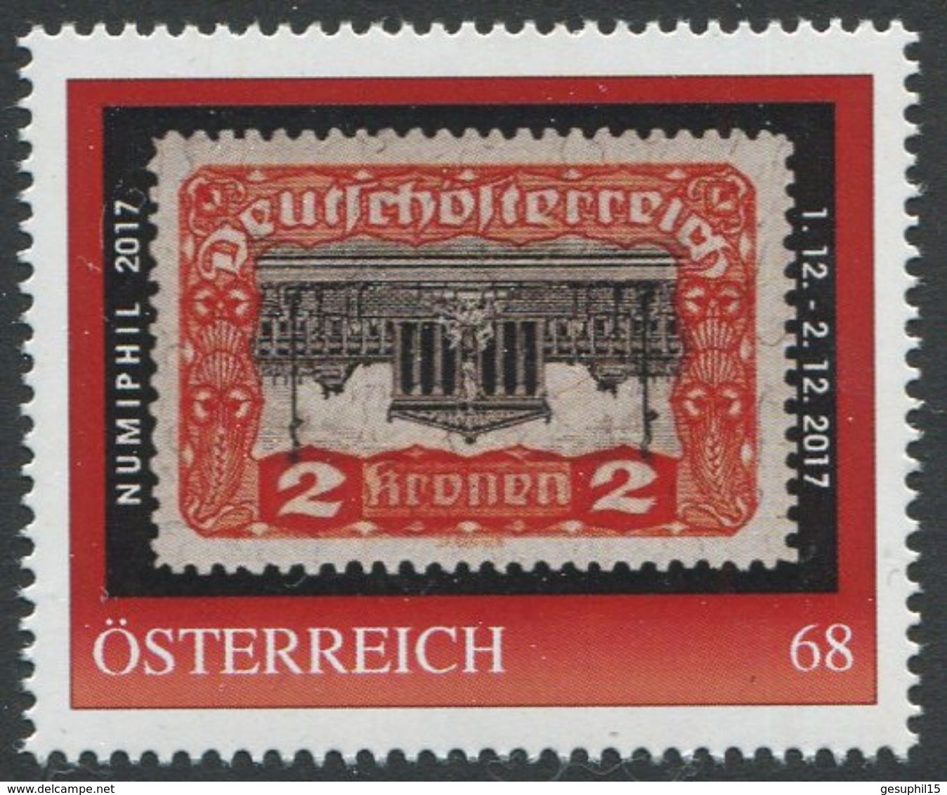 ÖSTERREICH / 8124754 / Numiphil 2017 / Postfrisch / ** / MNH - Personalisierte Briefmarken