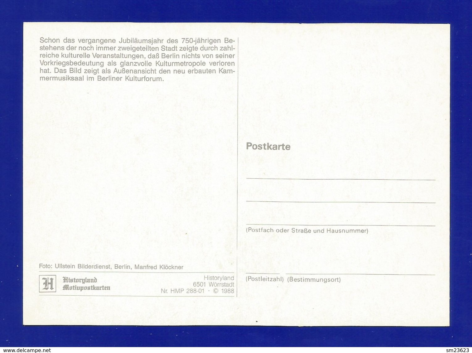 Berlin 1988  Mi.Nr. 800 , Berlin - EUROPA CEPT Sympathie Mitläufer - Maximum Karte - Sonder Stempel BLINDHEIM 8.-8.1988 - 1988