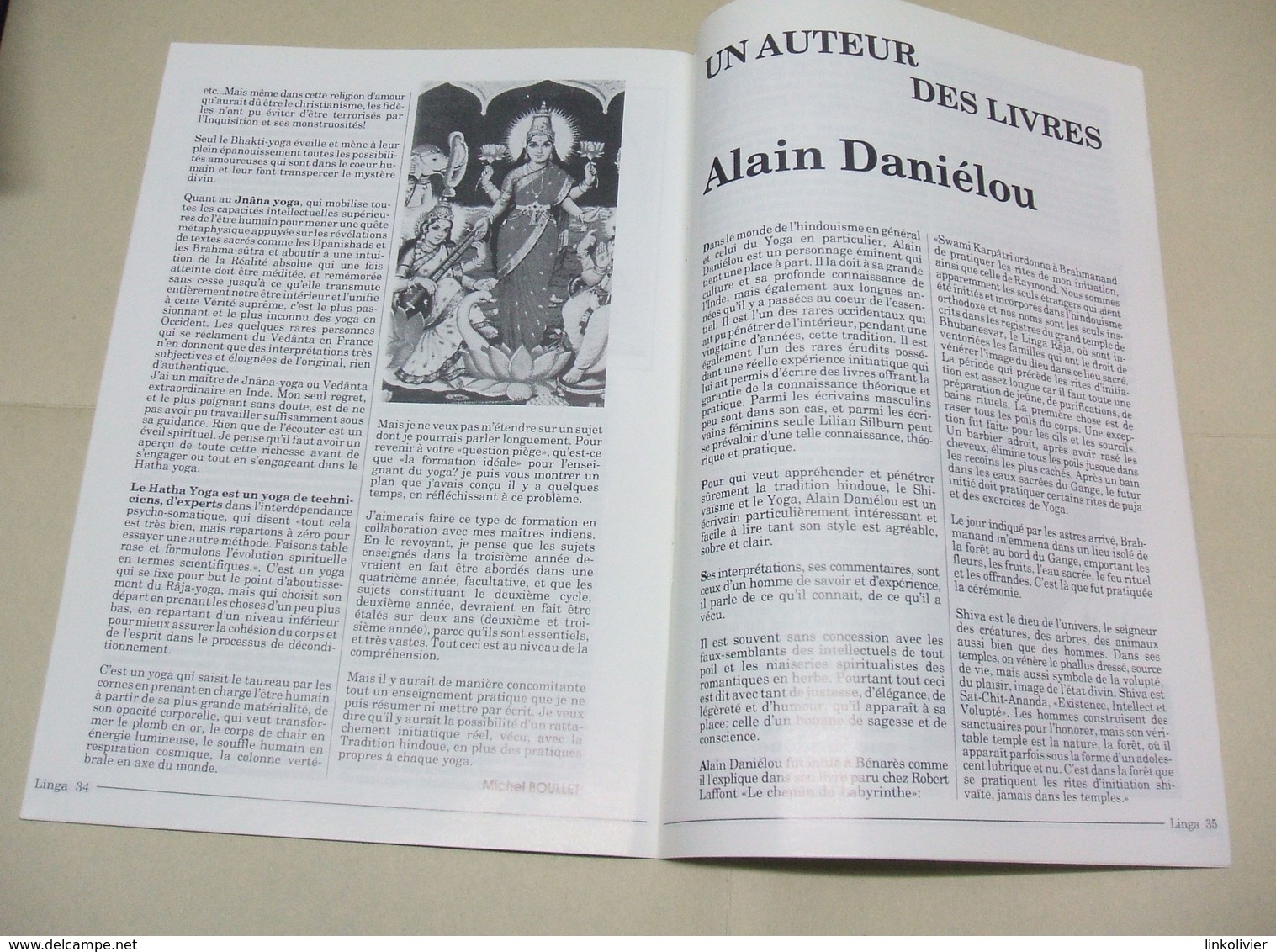 LINGA n° 35 Sept/Déc 1991 Revue de la Fédération des Yoga Traditionnels