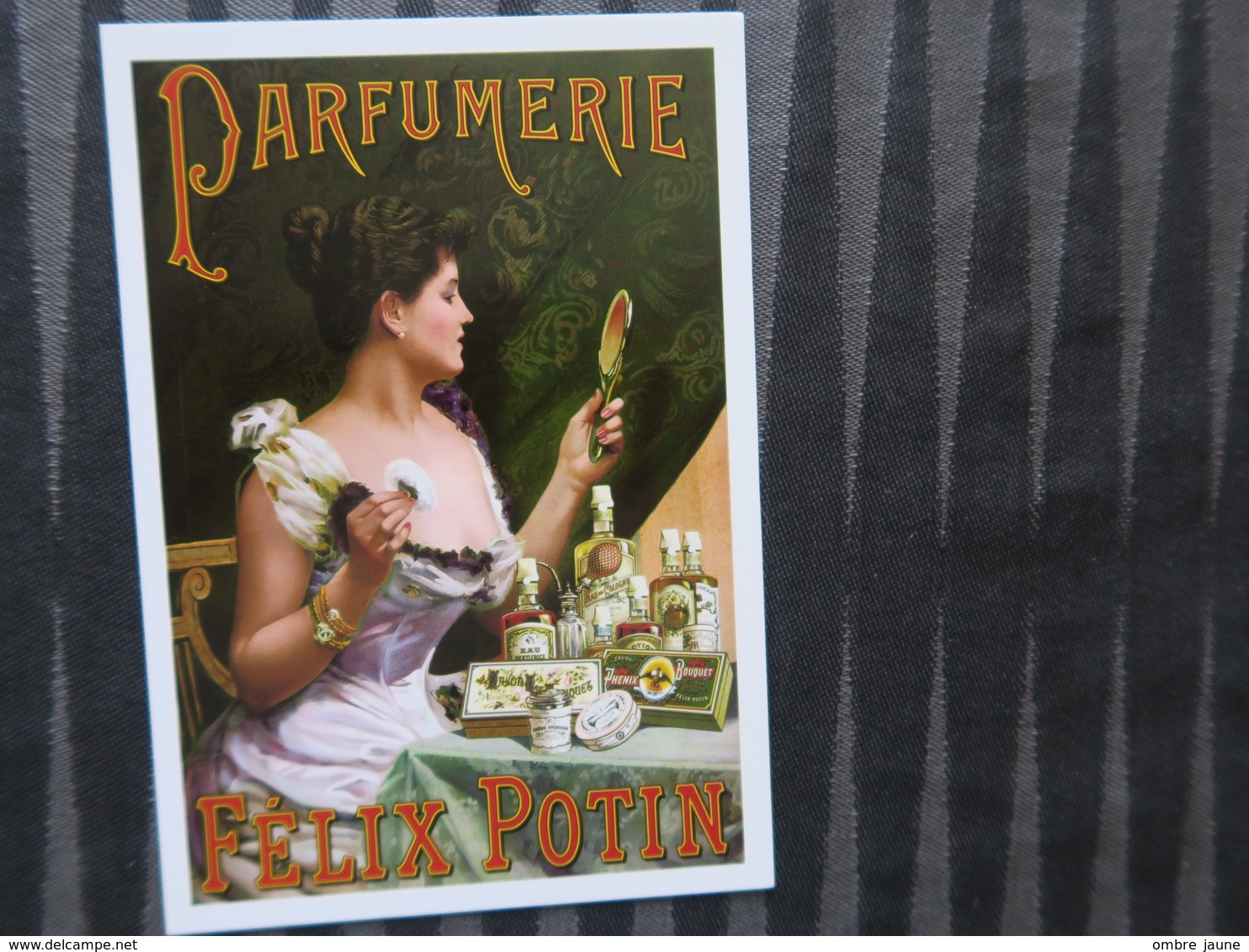 TI - CARTE PUBLICITAIRE - REPRODUCTION D'AFFICHE  - PARFUMERIE FELIX POTIN - Advertising