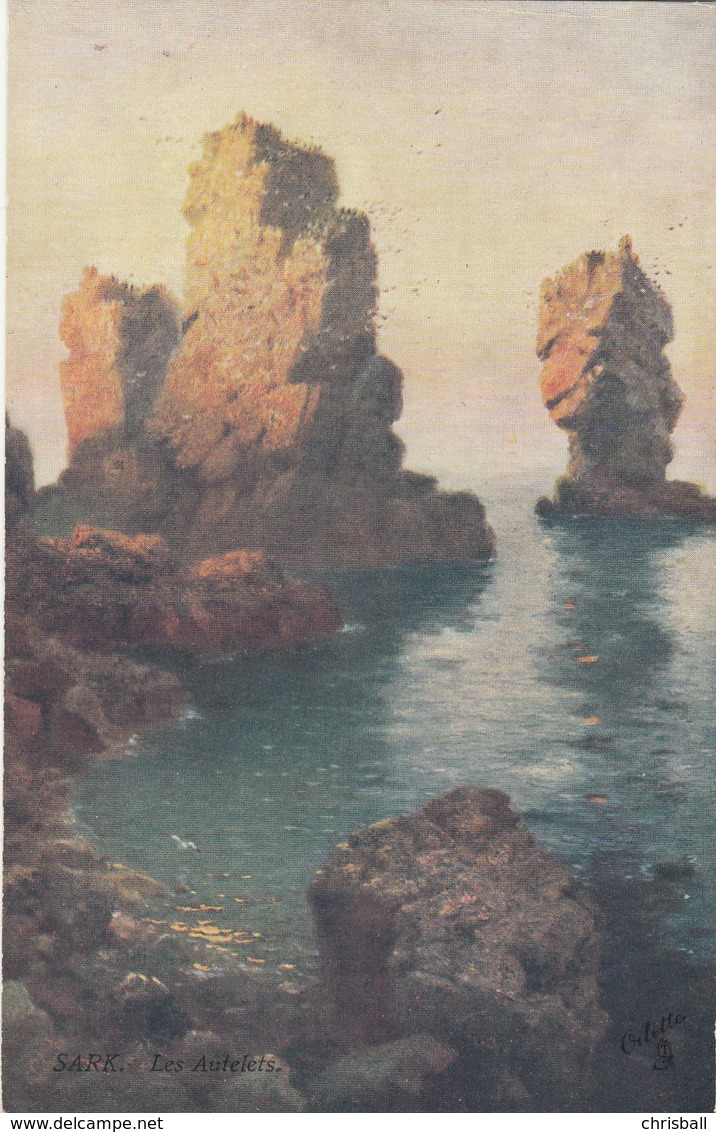 SARK Postcard - Les Autelets - Unused Mint - Sark