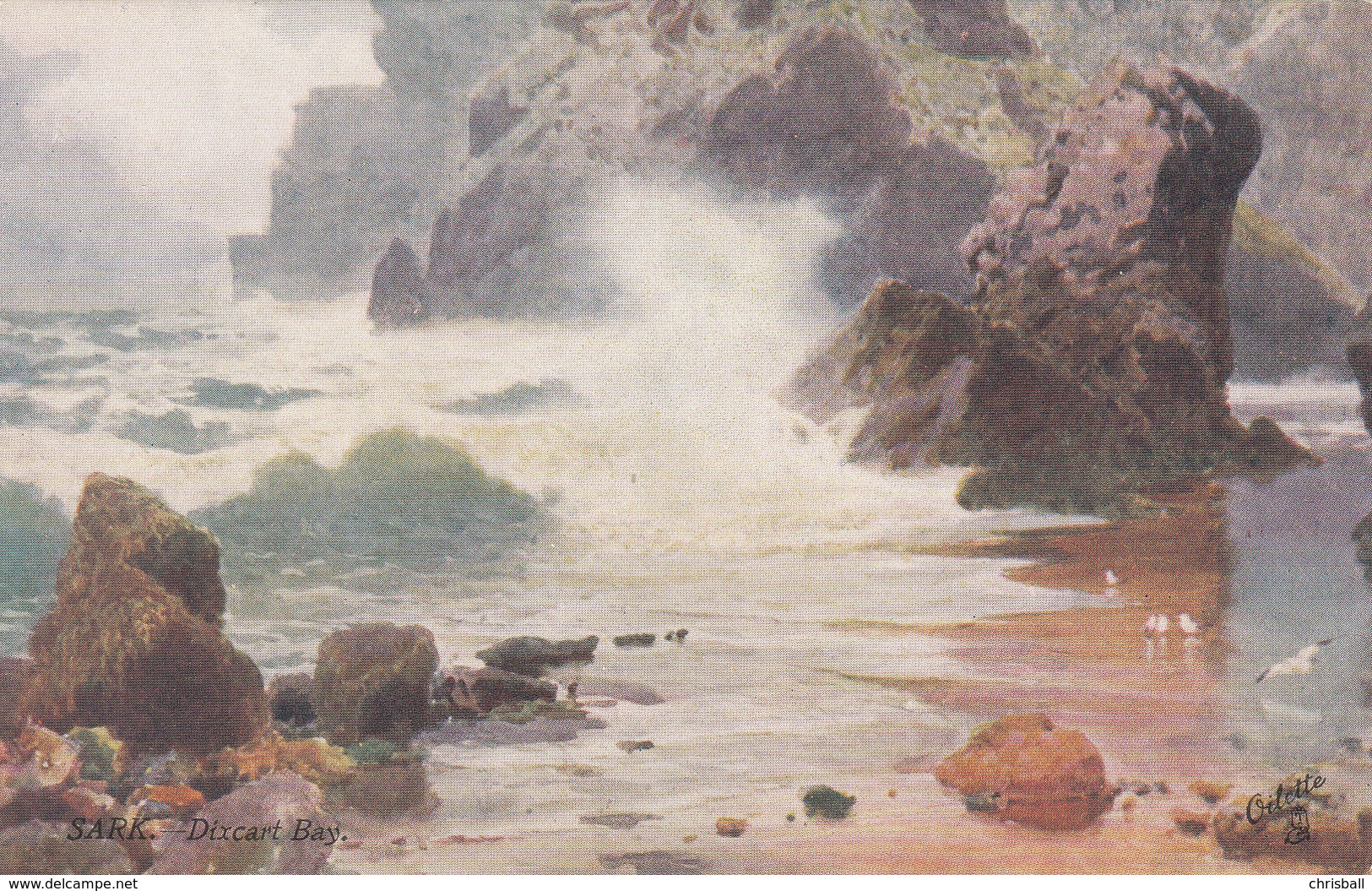 SARK Postcard Dixcart Bay- Unused Mint - Sark