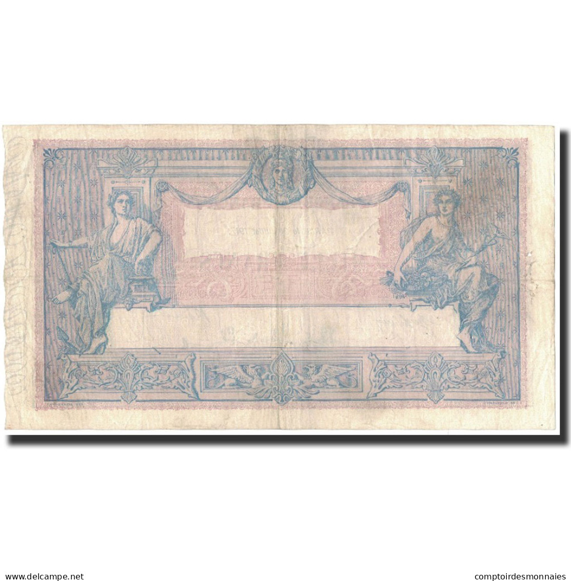 France, 1000 Francs, 1917-07-21, TTB, Fayette:36.31, KM:67g - 1 000 F 1889-1926 ''Bleu Et Rose''