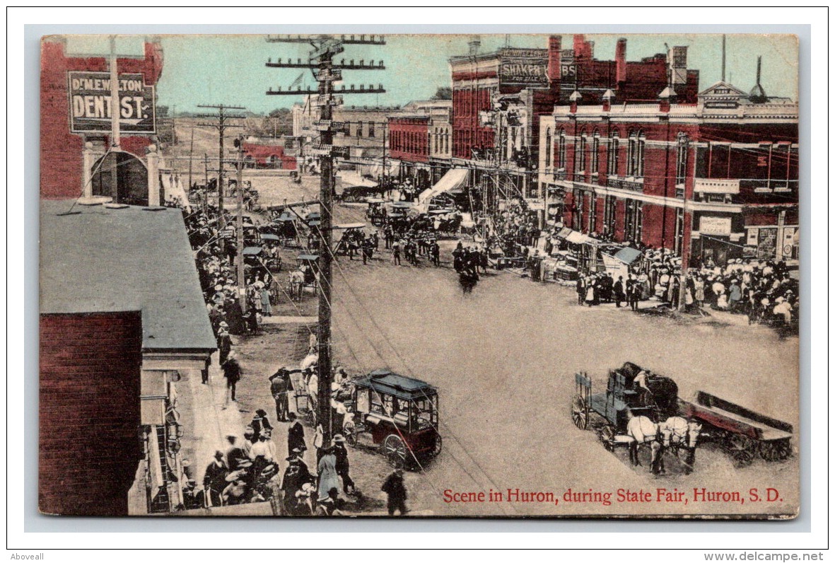 18345  SD Huron Street Scene During State Fair - Andere & Zonder Classificatie