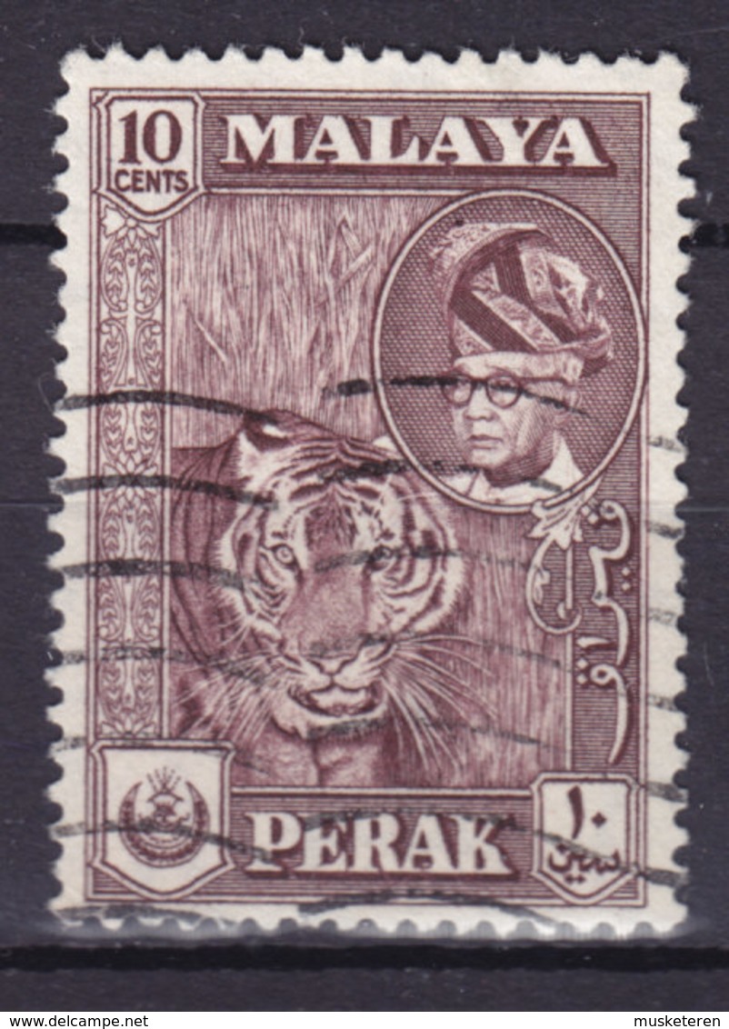 Malaya Perak 1957 Mi. 108    10c. TigerTigre - Perak