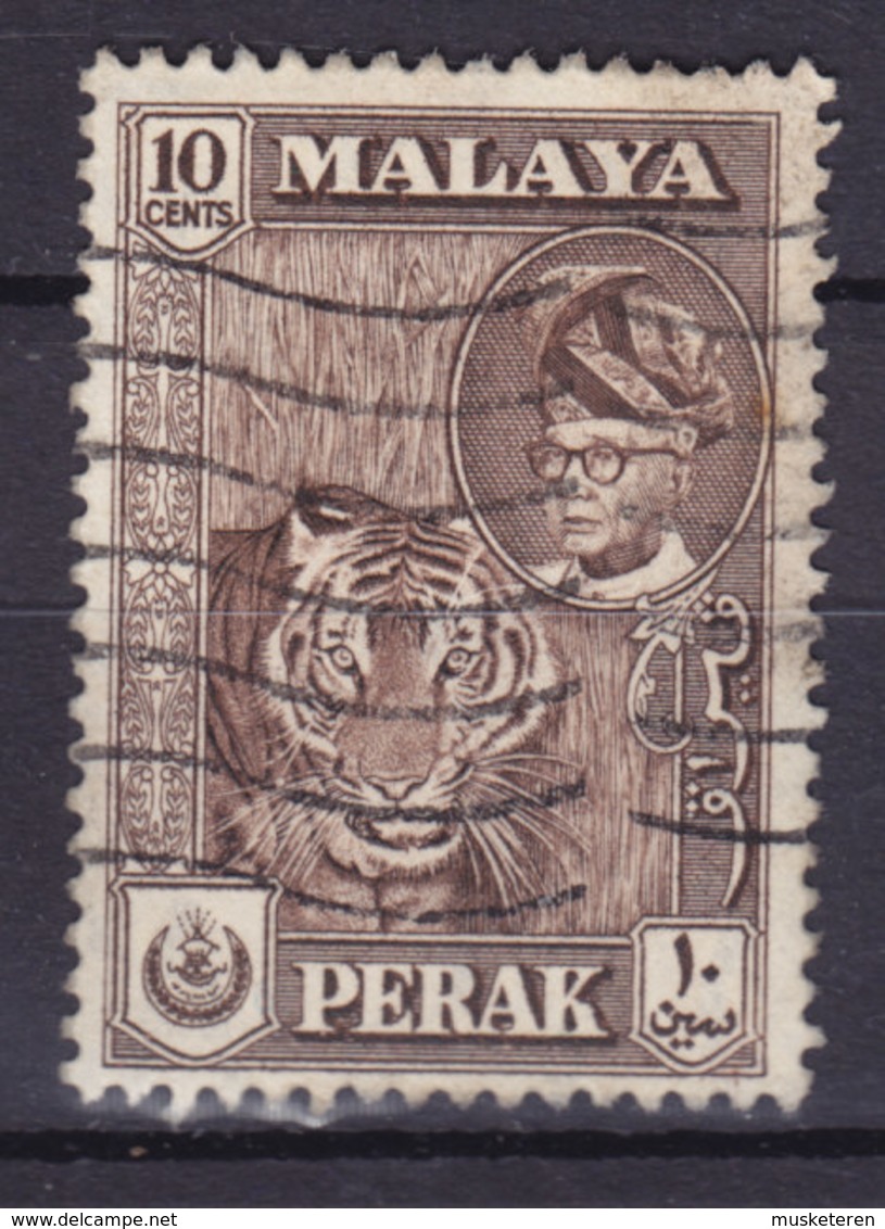 Malaya Perak 1957 Mi. 108    10c. TigerTigre - Perak