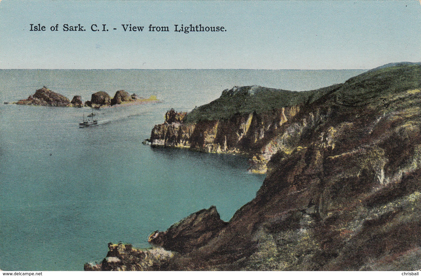 SARK Postcard View From Lighthouse - Unused Mint - Sark