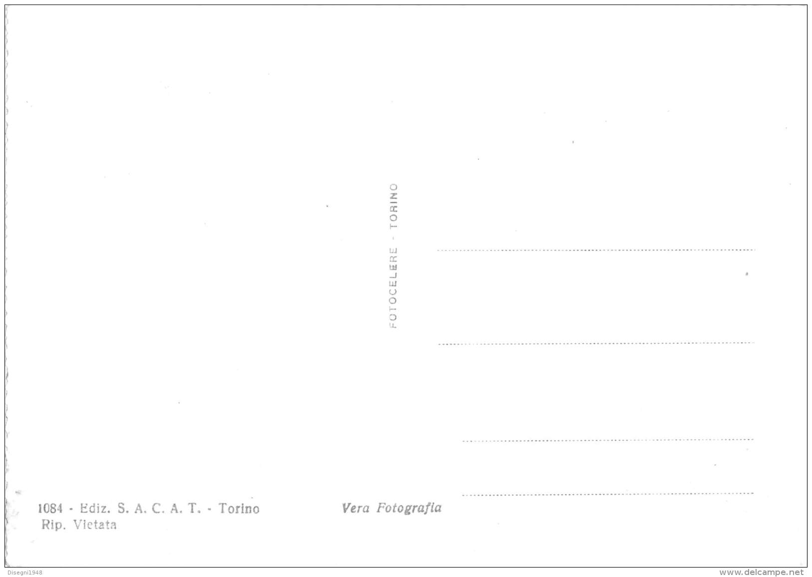 07284 "TORINO - C.SO BRUNELLESCHI - CASERMA CAVOUR - SACAT" CART. ORIG. NON SPED. - Mehransichten, Panoramakarten