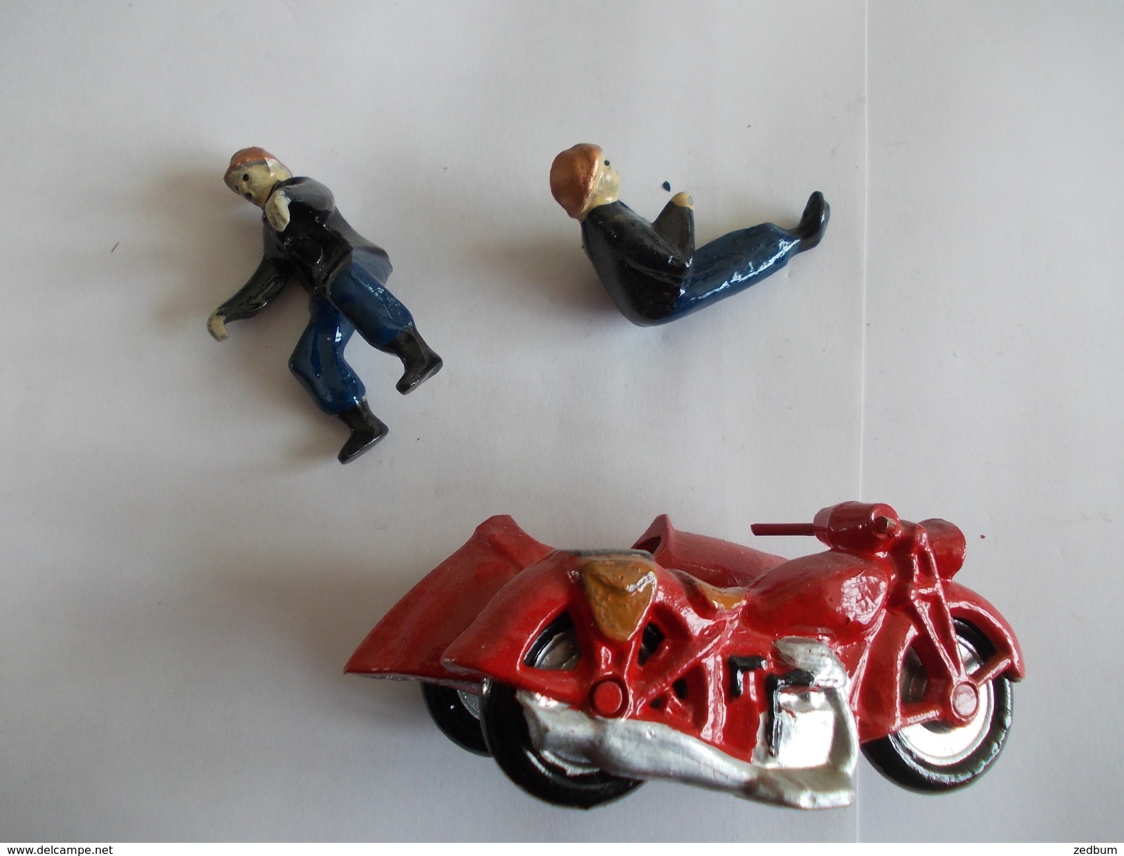 Figurine Pompier Side Car - Figurines