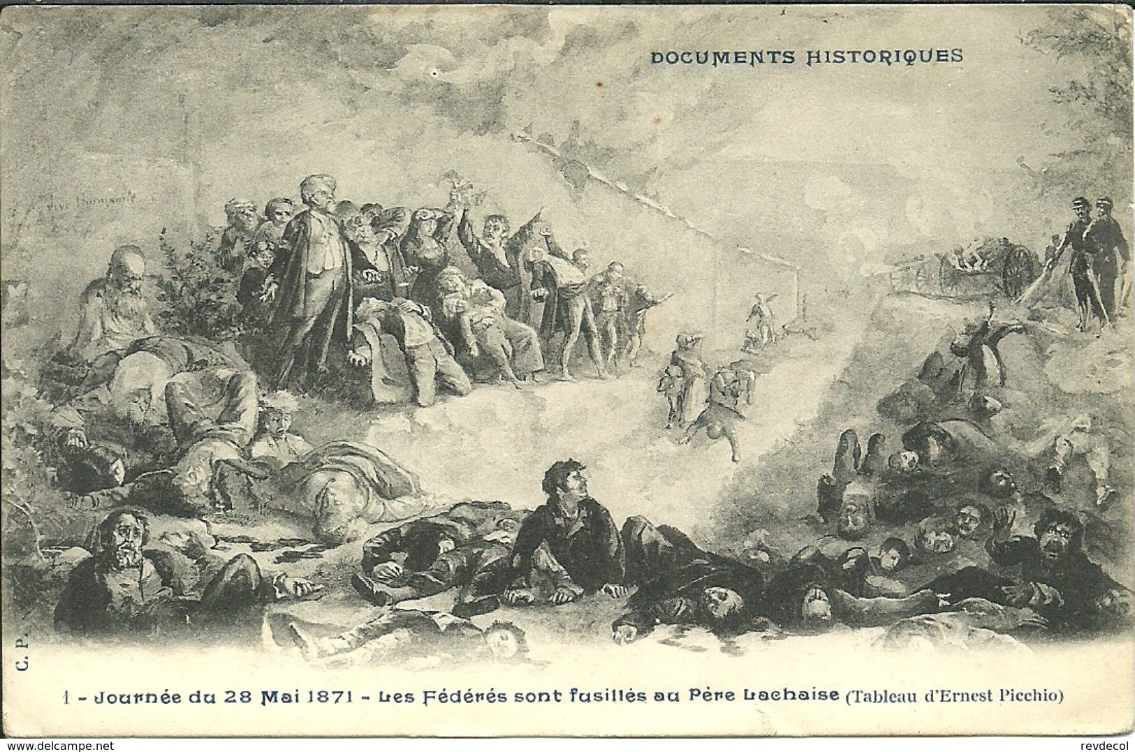 PARIS 20 -Journée Du 26 Mai 1871 - Les Fédérés Sont Fusillés              -- C P 1 - Arrondissement: 20