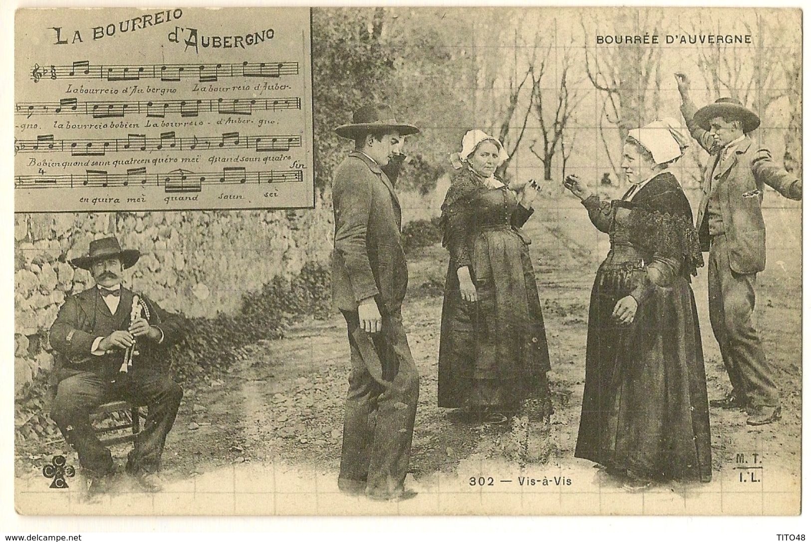 AUVERGNE - La Bourreio D'Aubergno - Vis-à-Vis - Autres & Non Classés