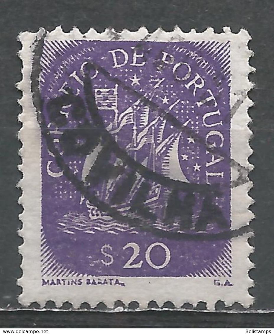 Portugal 1943. Scott #618 (U) Ancient Sailing Vessel - Oblitérés