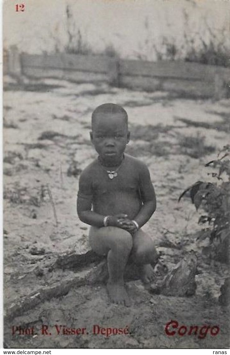 CPA Enfant Nu CONGO Afrique Noire Type Ethnic Non Circulé - Congo Français