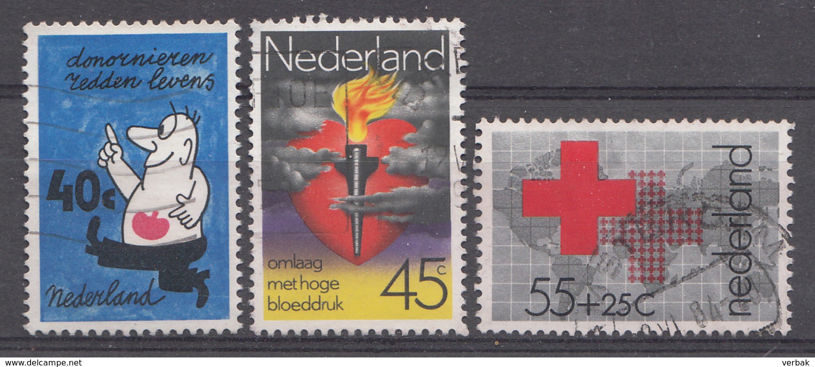 Pays-Bas 1978  Mi.nr: 1123-1125 Rode Kruis Etc.  Oblitérés / Used / Gestempeld - Used Stamps