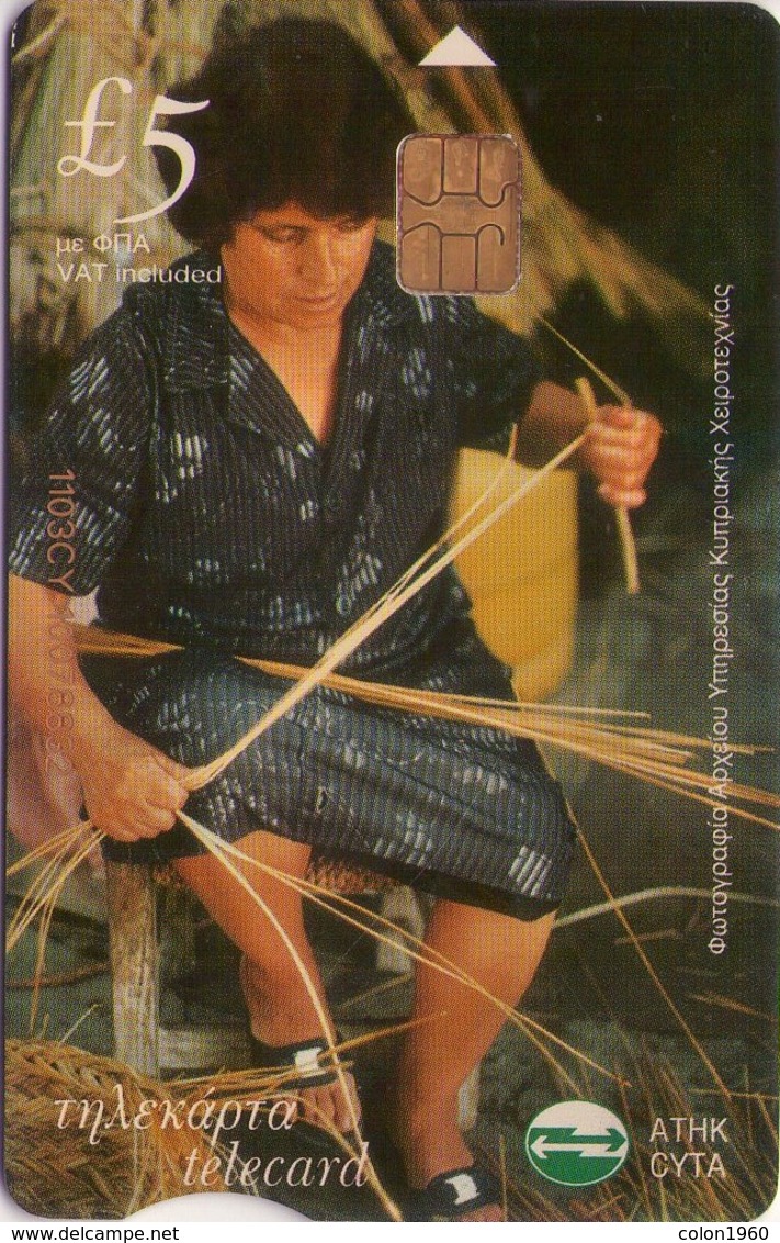 CHIPRE. Traditional Basket Weaving Of Cyprus. 2003-09. 1103CY. (067) - Chipre