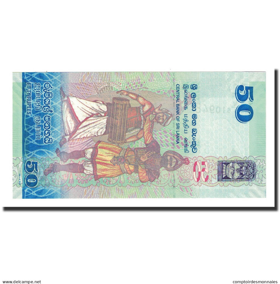 Billet, Sri Lanka, 50 Rupees, 2010-01-01, KM:124a, NEUF - Sri Lanka