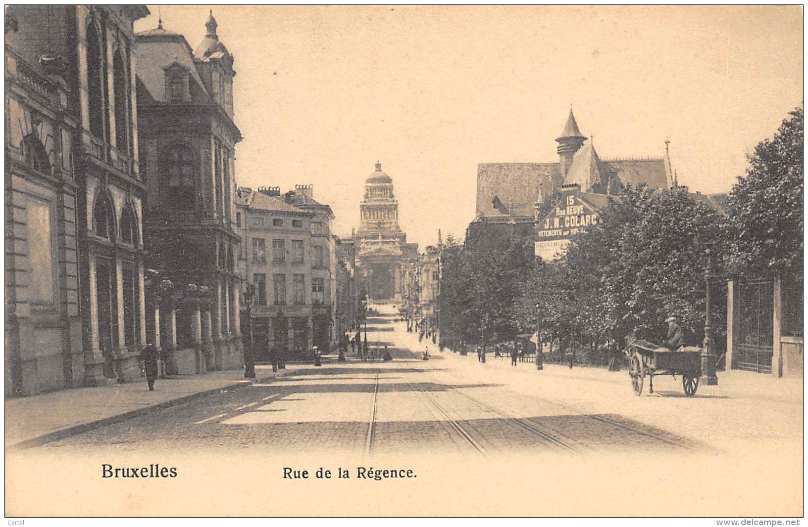 BRUXELLES - Rue De La Régence - Lanen, Boulevards