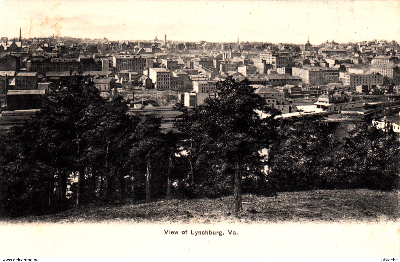 Antique 1900-1910 Postcard - View Of Lynchburg Virginia - By American News Company - Very Good Condition - 2 Scans - Other & Unclassified