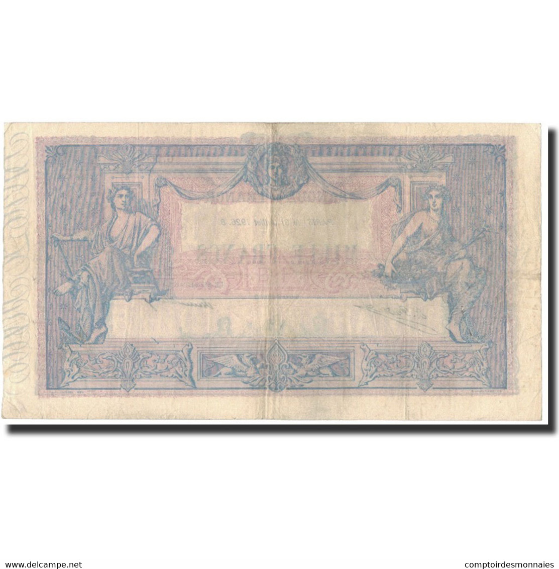 France, 1000 Francs, 1926–07–31, TTB, Fayette:36.43, KM:67k - 1 000 F 1889-1926 ''Bleu Et Rose''