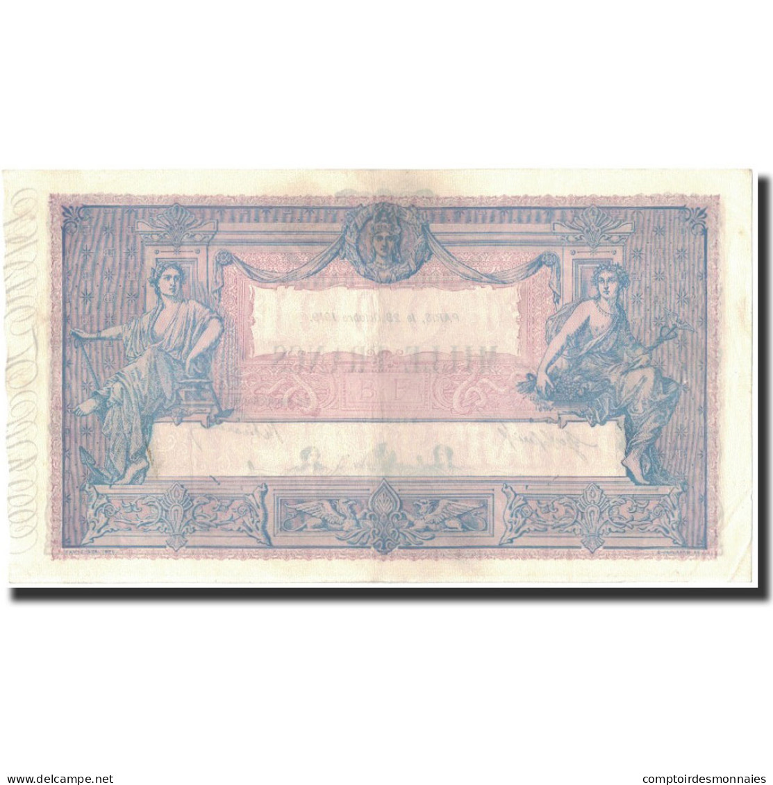 France, 1000 Francs, 1919. 10. 23, SUP, Fayette:36.34, KM:67h - 1 000 F 1889-1926 ''Bleu Et Rose''