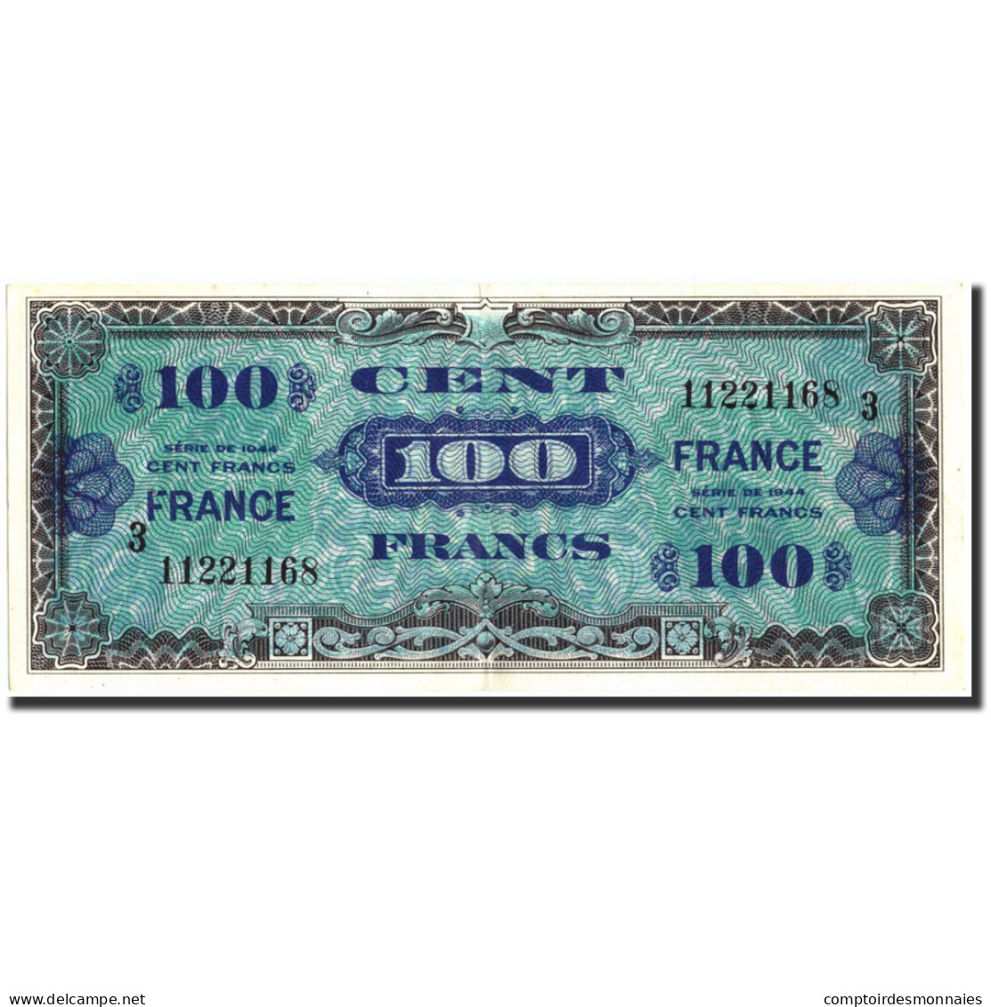 France, 100 Francs, 1945 Verso France, 1945, 1945, SUP, Fayette:VF25.3, KM:123c - 1945 Verso Francia