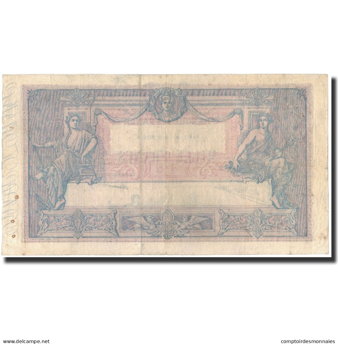 France, 1000 Francs, 1926–08–05, TB+, Fayette:36.42, KM:67k - 1 000 F 1889-1926 ''Bleu Et Rose''