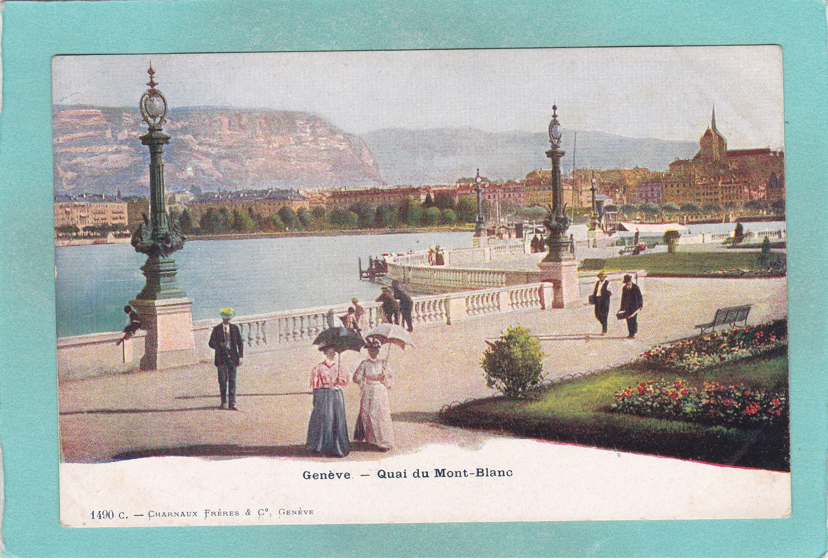 Small Postcard Of Quai Du Mont-Blanc,Geneve,Geneva,Switzerland,Q87. - Genève