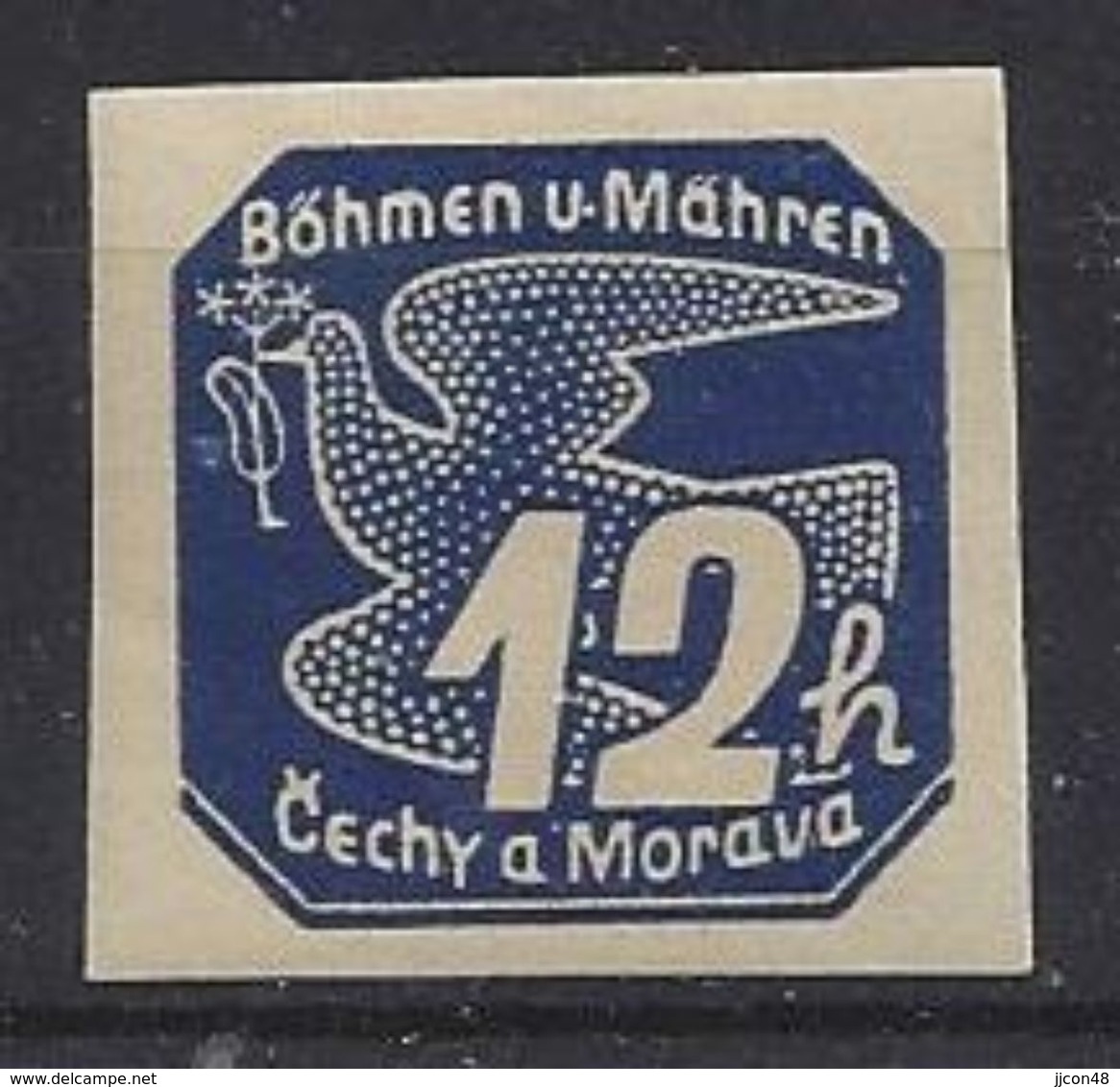 Germany (Bohmen Und Mahren) 1939 Zeitungsmarken (**) MNH Mi.47 - Neufs