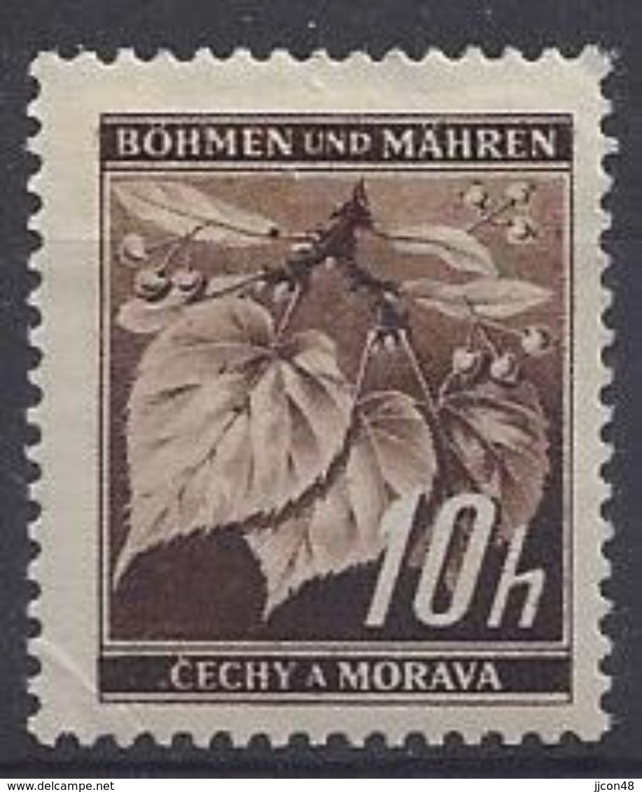 Germany (Bohmen Und Mahren) 1939-42 Lindenzweig (*) Mi.21 - Unused Stamps