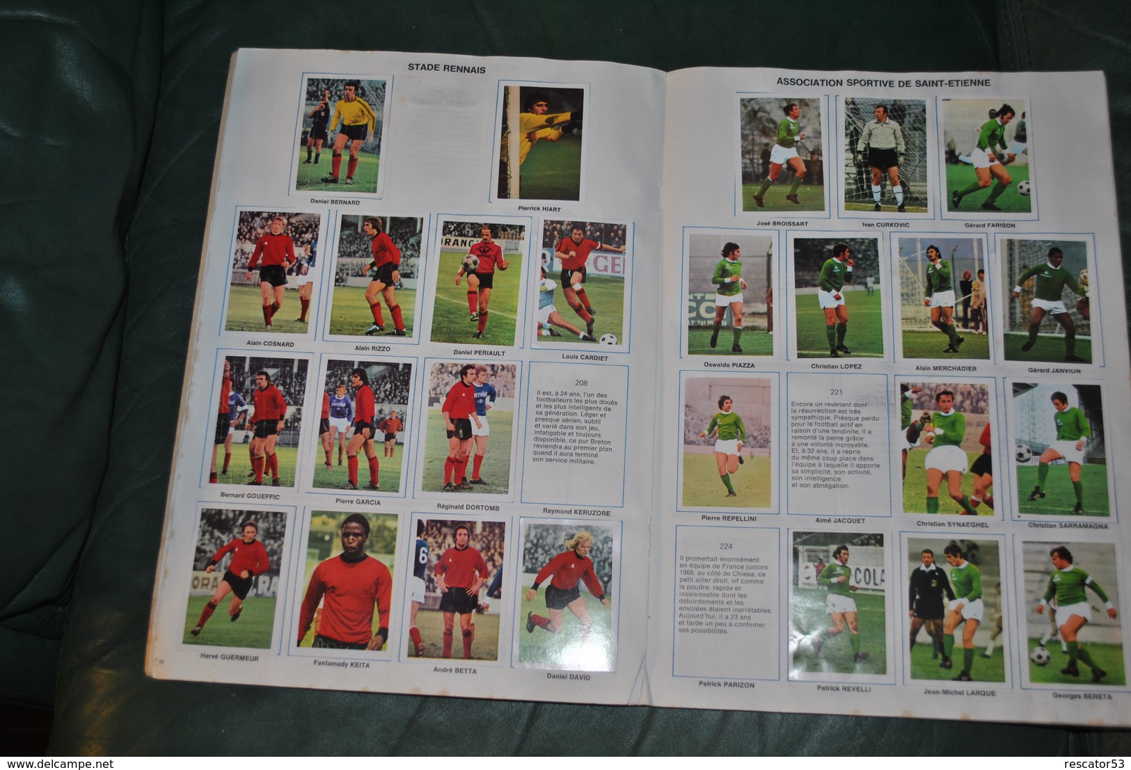 Rare Album Vignettes Autocollantes Football En Match De ACEducatifs 1973 Vignettes 221/286 - Other & Unclassified