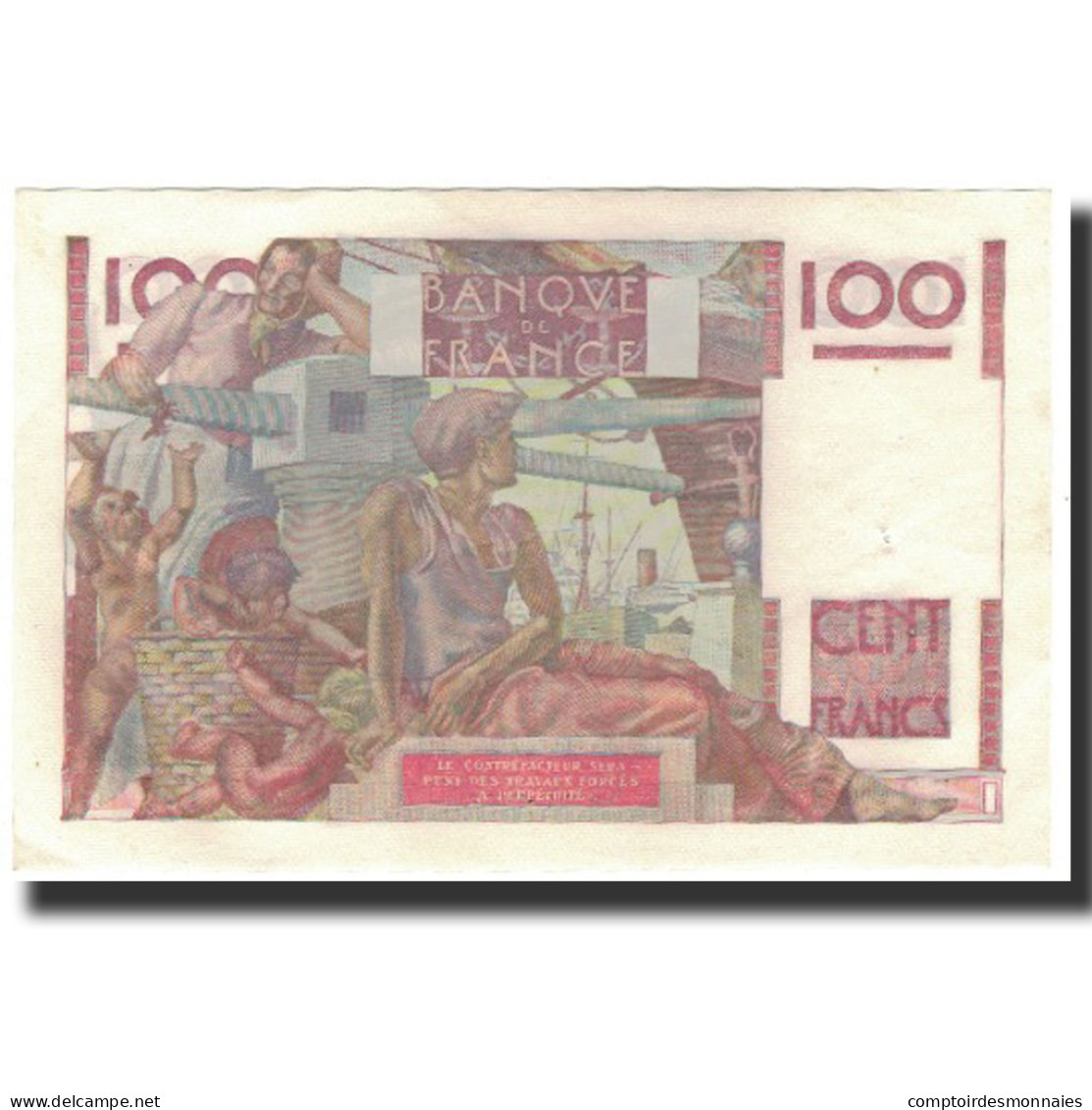 France, 100 Francs, 1946-10-31, SUP+, Fayette:28.10, KM:128a - 100 F 1945-1954 ''Jeune Paysan''