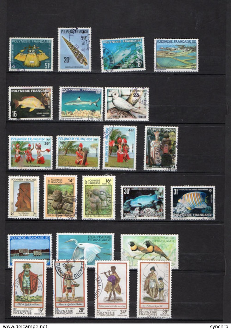 Lot De 87 Timbres Obliterés - Collections, Lots & Séries