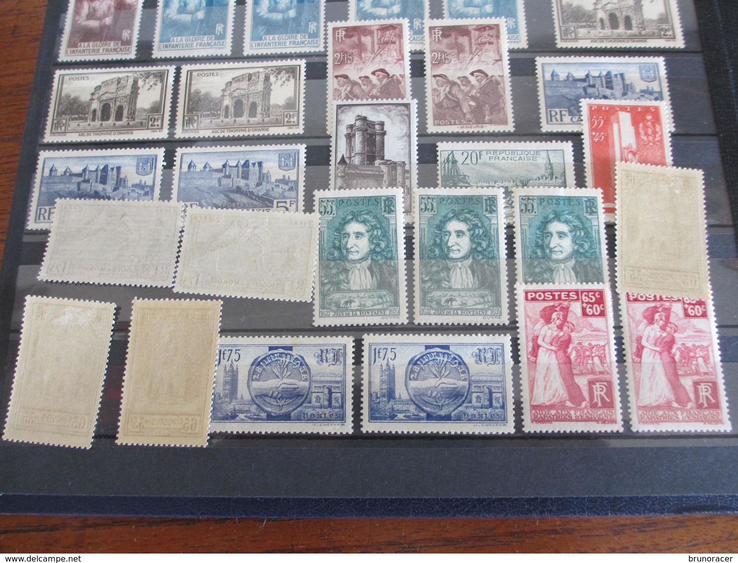 STOCK FRANCE 1900/1959 NEUF AVEC CHARNIÈRE COTE 3579 EUROS A VOIR 61 SCANS