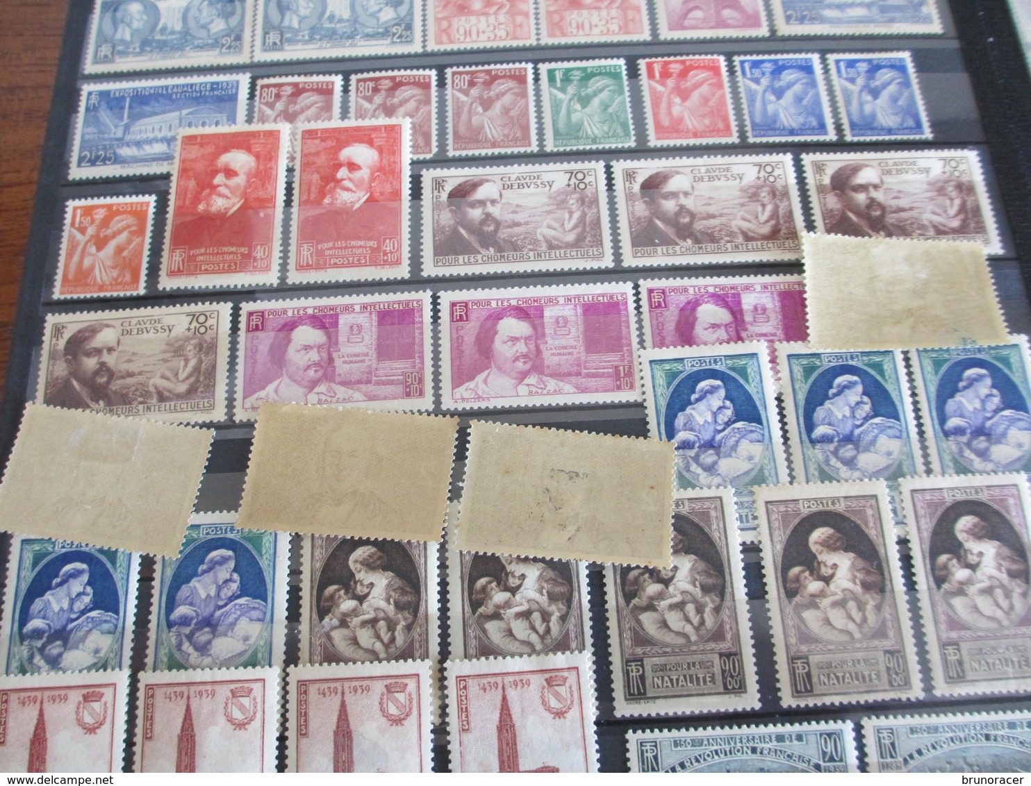 STOCK FRANCE 1900/1959 NEUF AVEC CHARNIÈRE COTE 3579 EUROS A VOIR 61 SCANS