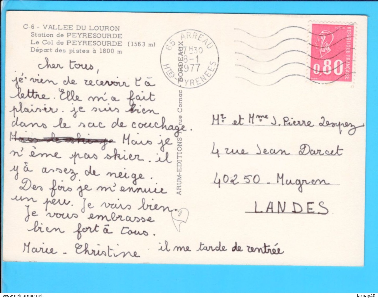 Cp Carte Postale - Peyresourde - Autres & Non Classés