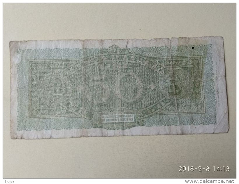 50 Lire 1944 - 50 Liras