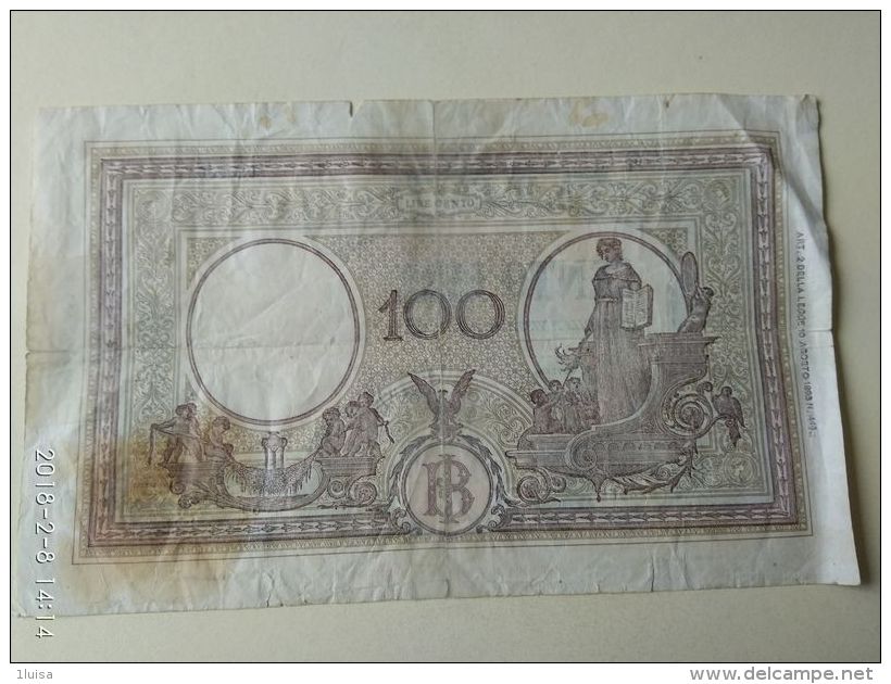 100 Lire 7/8/1943 - 100 Liras