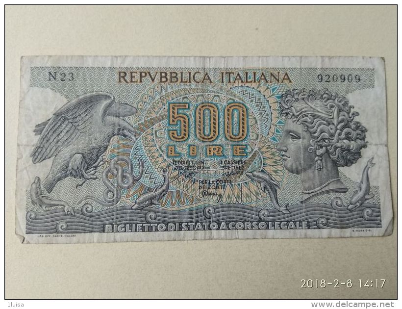 500 Lire 1970 - 500 Lire