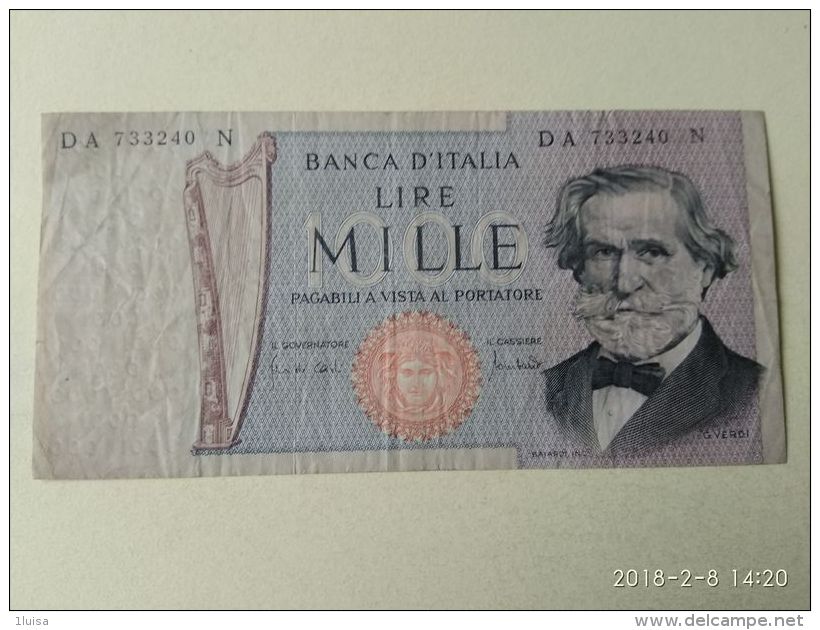1000 Lire 1969 - 1000 Lire