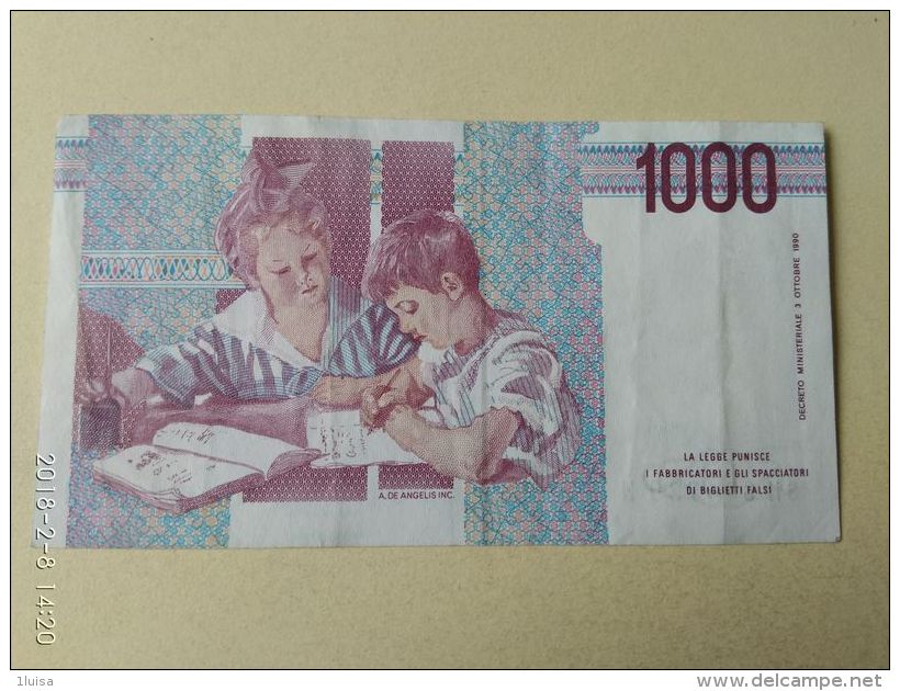 1000 Lire 1990 - 1000 Lire