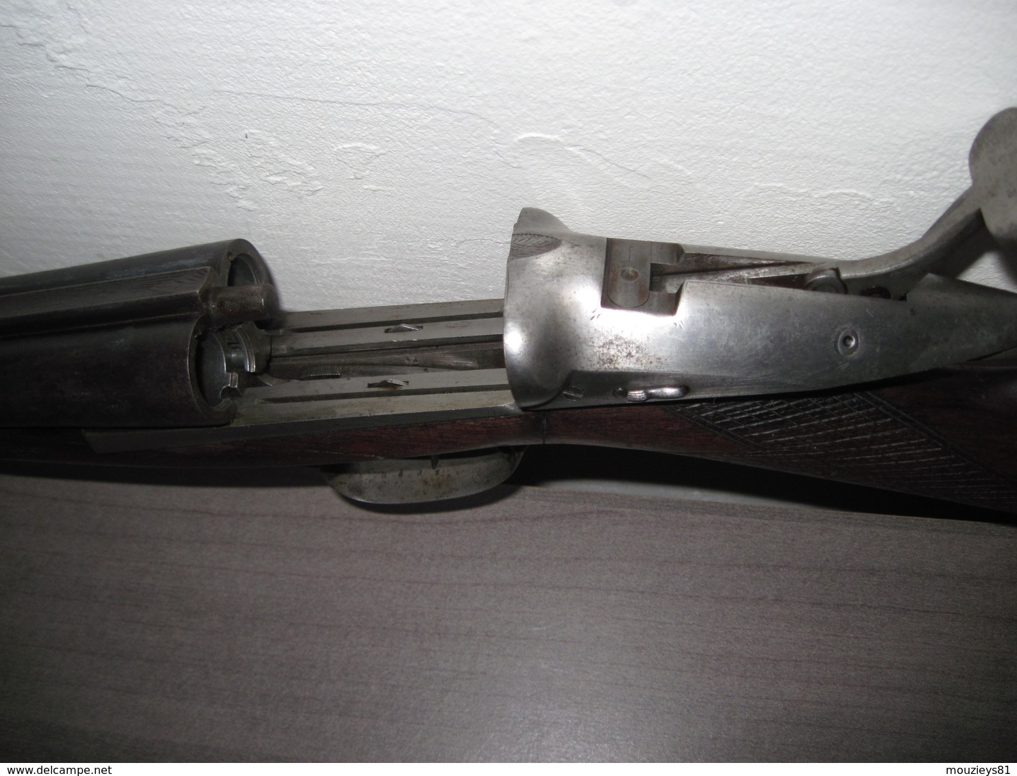 Ancien Fusil Juxtaposé Halifax Licence Darne Calibre 16 - Decorative Weapons