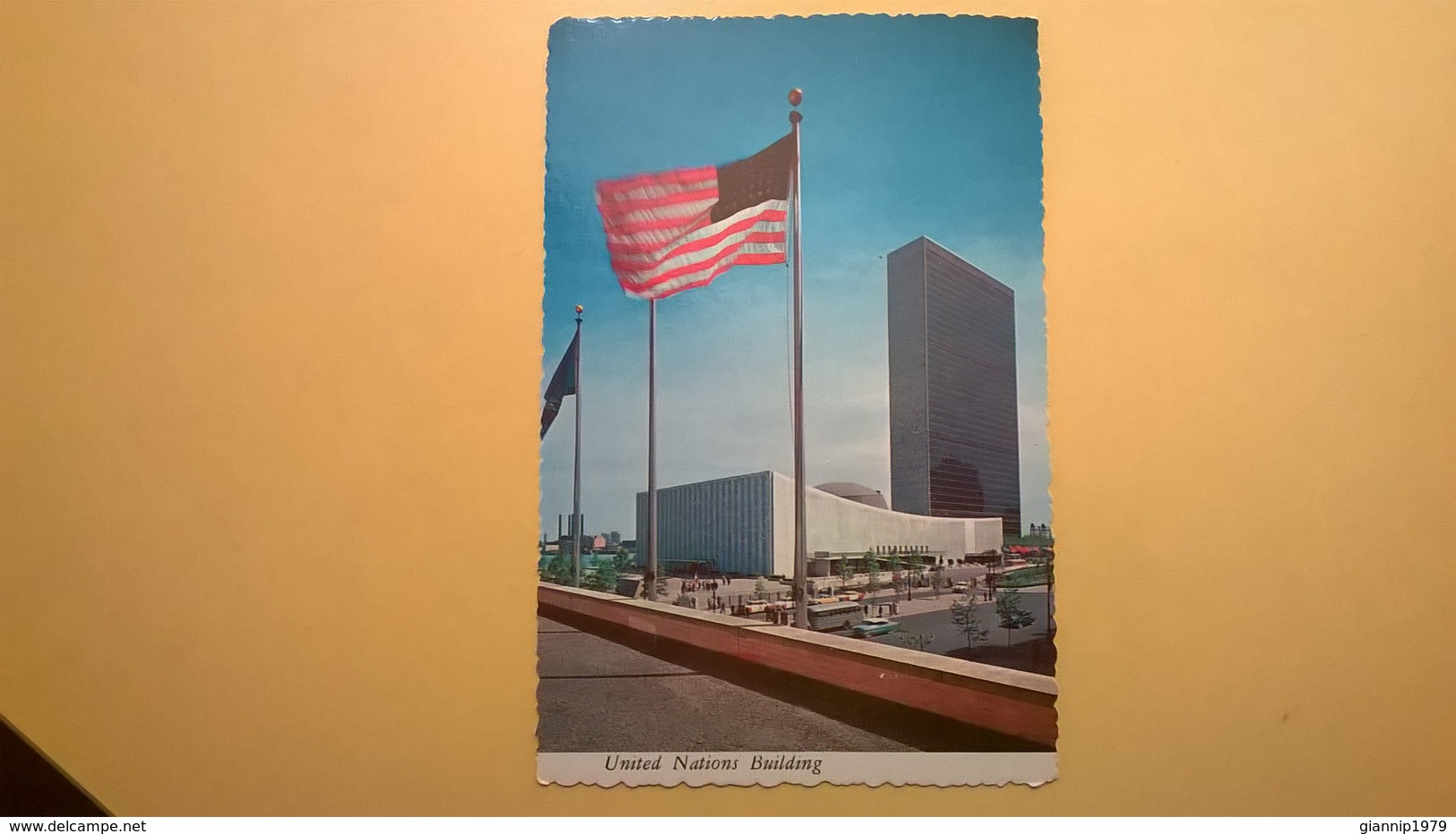 CARTOLINA POSTCARD NUOVA PALAZZO NAZIONI UNITE ANNI 60 - Manhattan